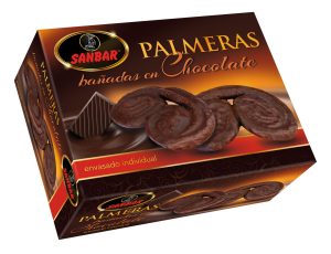 Palmeras con chocolate (5 unidades)
